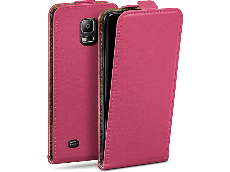 MOEX Flip Case, Flip Neo, Berry-Fuchsia S5 S5 Samsung, Cover, / Galaxy