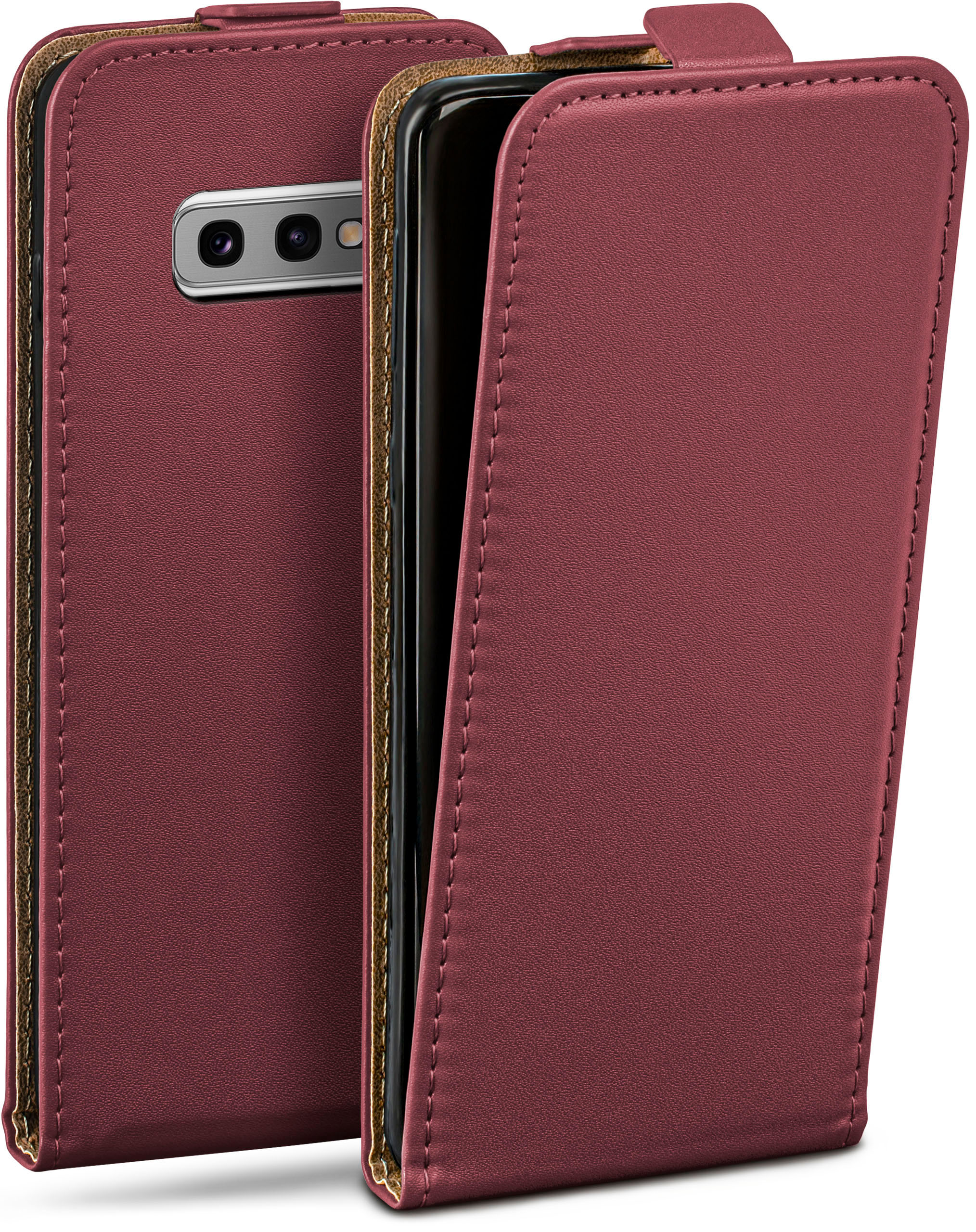 MOEX Flip Case, S20 Cover, Flip Samsung, / Maroon-Red 5G, S20 Galaxy