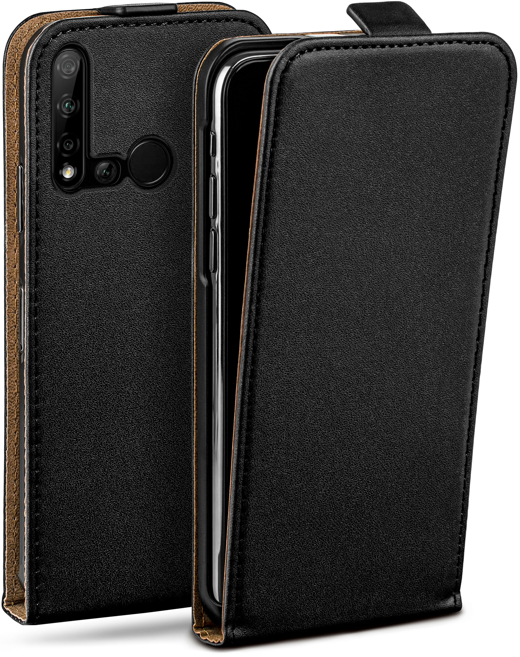 MOEX Flip Flip (2019), Deep-Black Lite Case, Huawei, P20 Cover