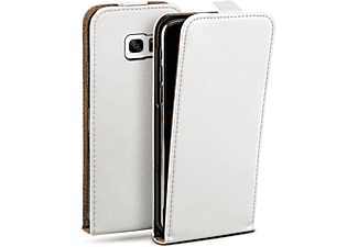 MOEX Flip Case, Flip Cover, Samsung, Galaxy S7 Edge, Pearl-White