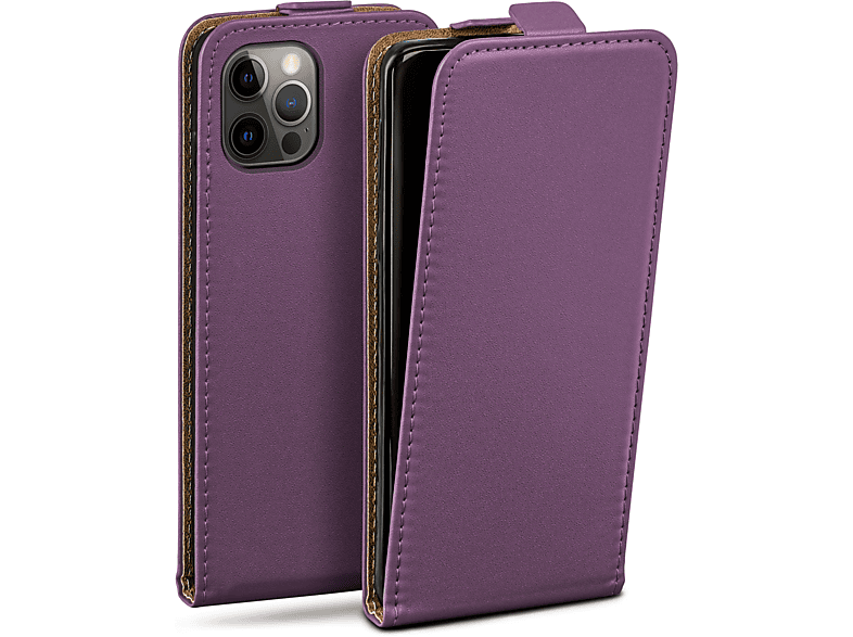 Indigo-Violet Flip MOEX iPhone 12 Flip Apple, 12 Pro, Cover, / Case,