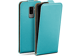 MOEX Flip Case, Flip Cover, Samsung, Galaxy S9 Plus, Aqua-Cyan