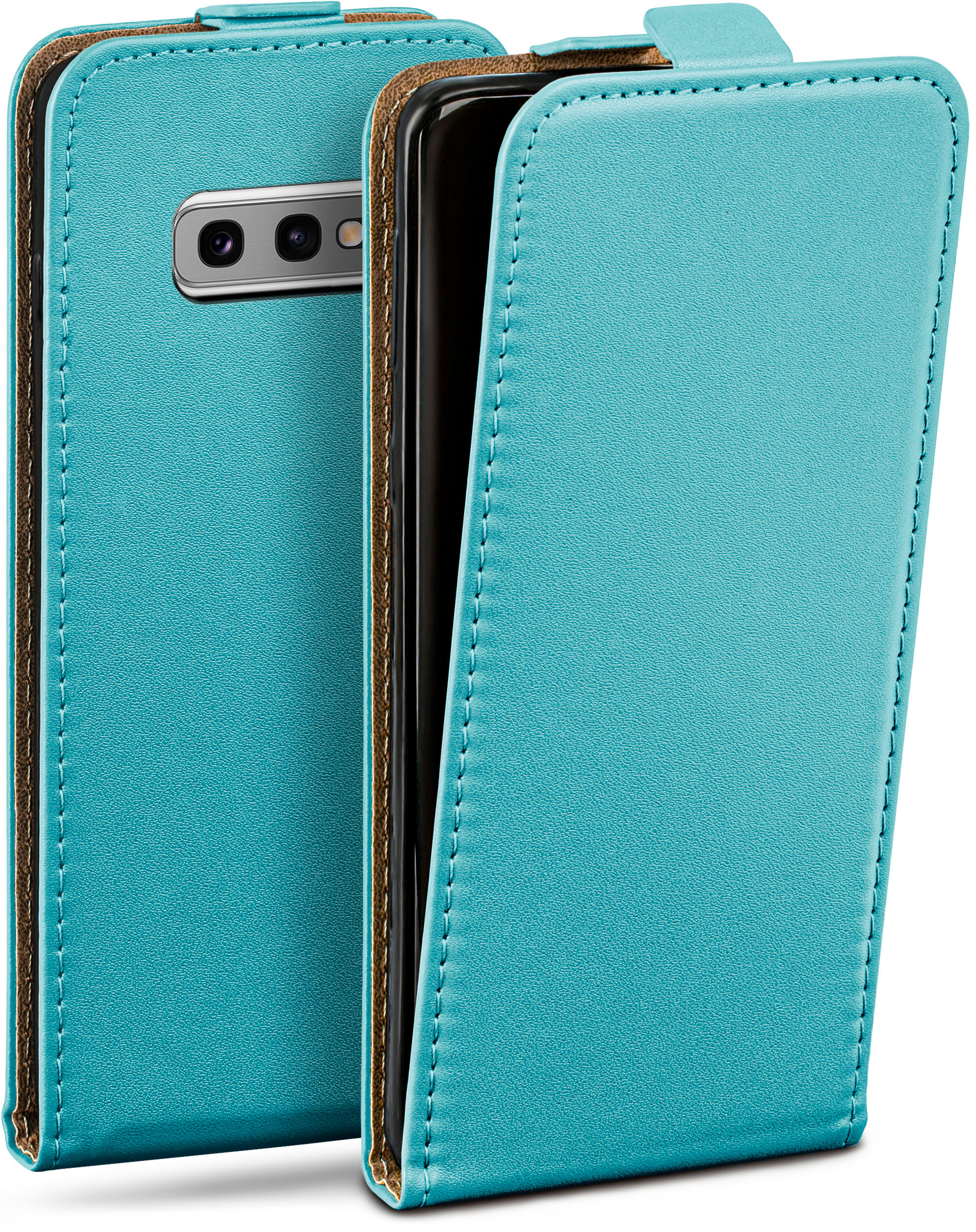 MOEX Flip 5G, Aqua-Cyan Galaxy Case, Samsung, / Cover, Flip S20 S20
