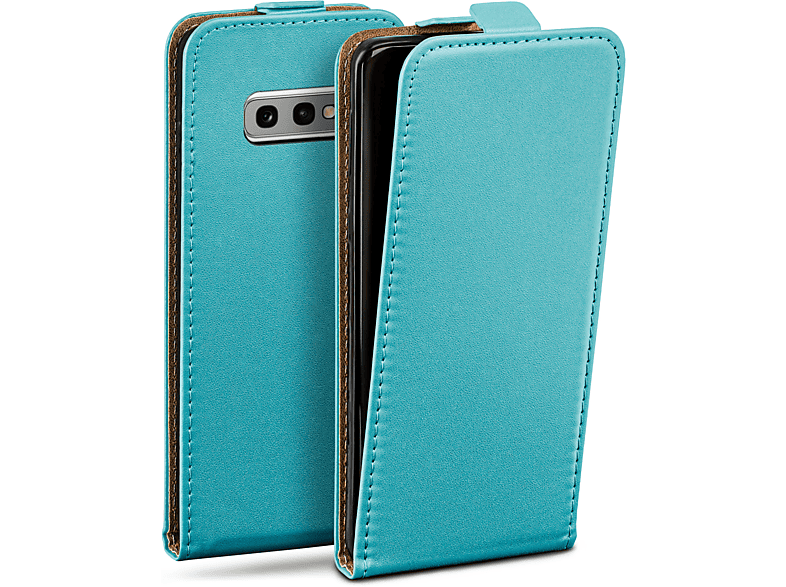 MOEX Flip Case, Flip Cover, Samsung, Galaxy S20 / S20 5G, Aqua-Cyan