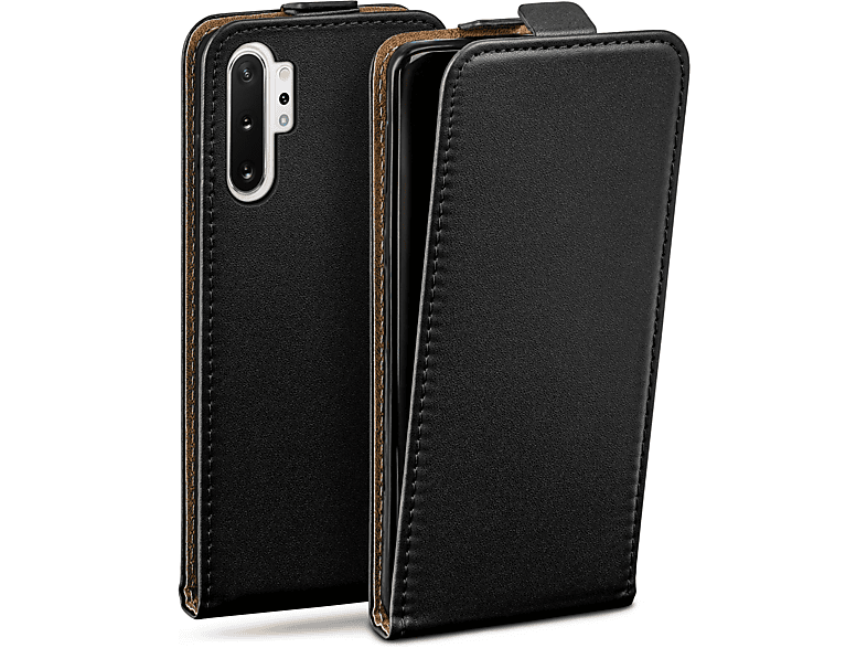 MOEX Flip Case, Flip Cover, Samsung, Note10 Plus (4G/5G), Deep-Black