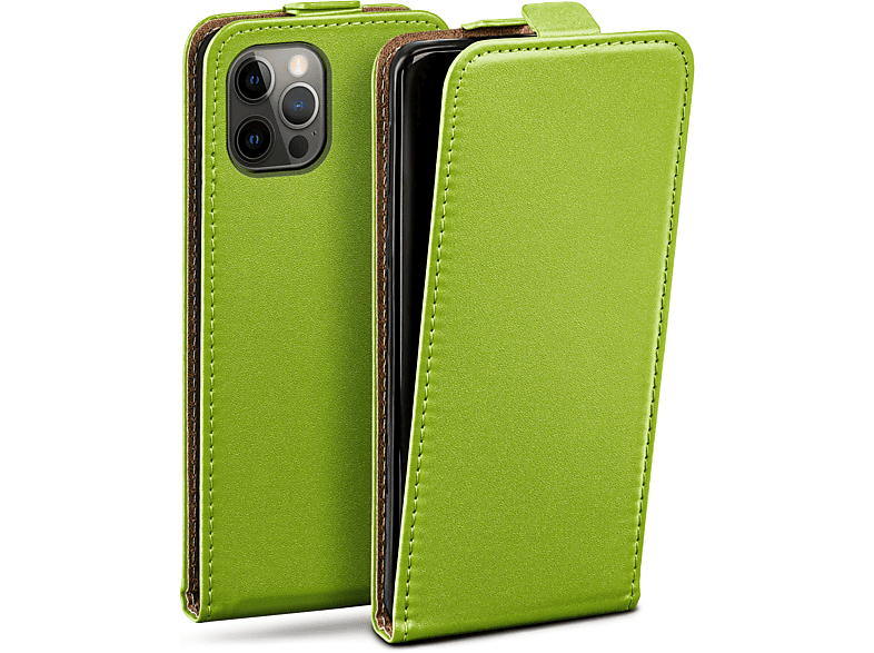 Lime-Green MOEX Case, Flip Cover, 12 Apple, iPhone / Flip 12 Pro,