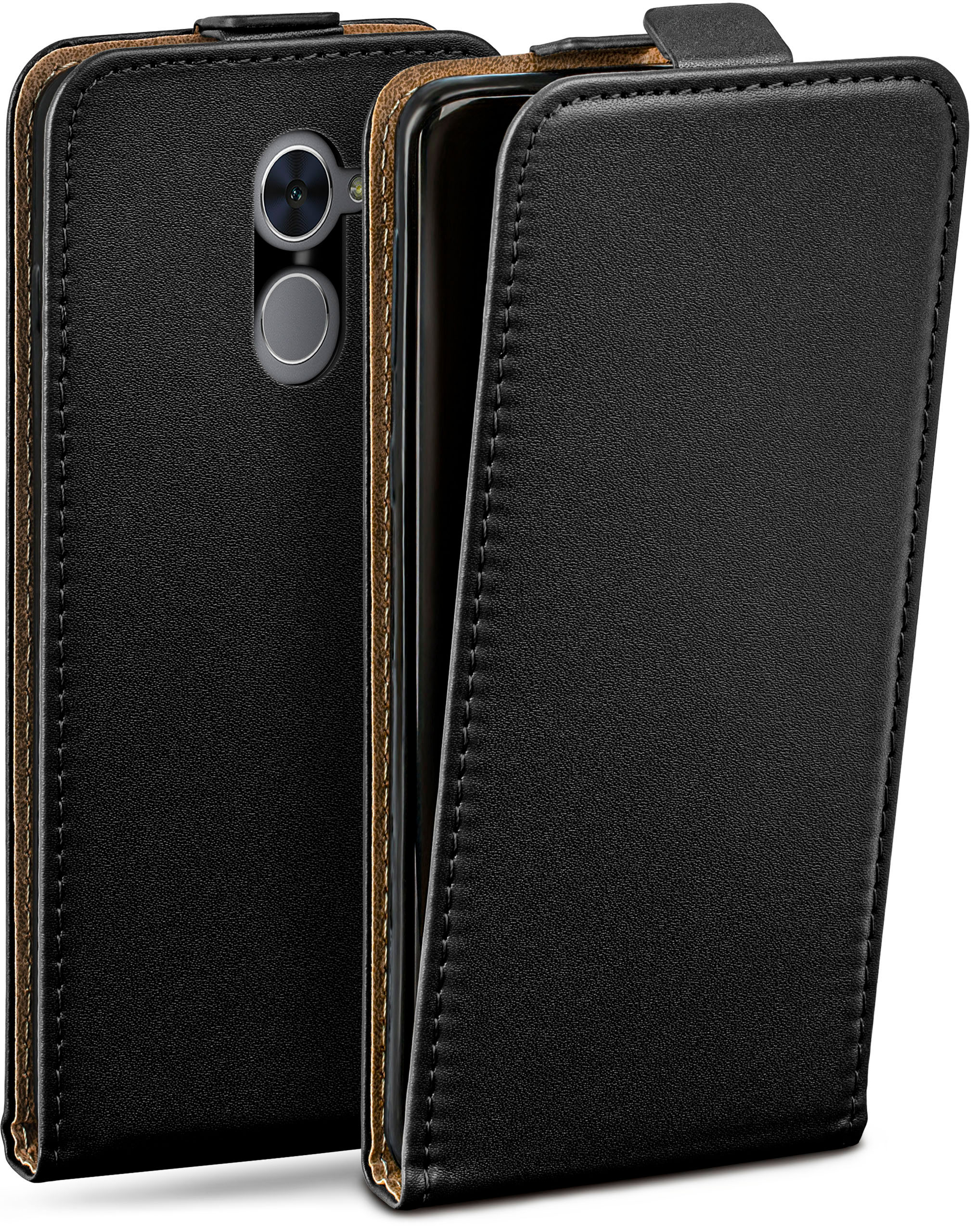 MOEX Flip Case, Flip Cover, (2017), / Prime Y7 Huawei, Deep-Black Y7