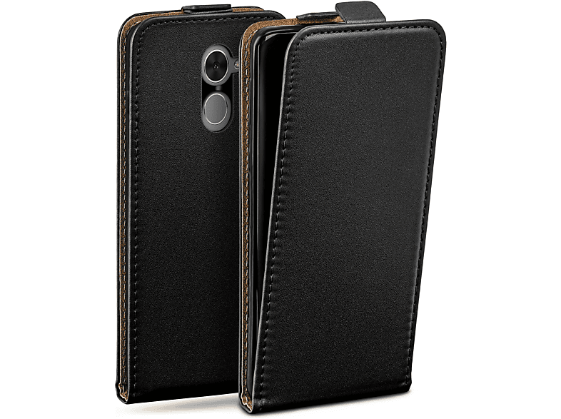 MOEX Flip Case, Flip Cover, / Deep-Black (2017), Y7 Y7 Huawei, Prime