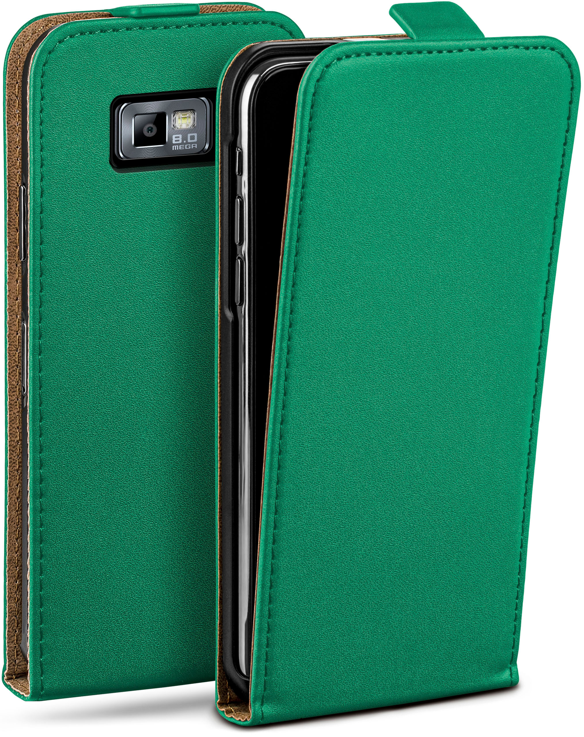 / Flip Flip Cover, MOEX Plus, S2 Samsung, Emerald-Green Case, S2 Galaxy