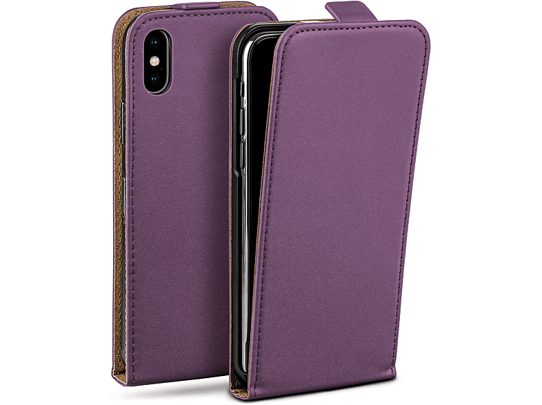 Apple, Flip Indigo-Violet Flip iPhone Case, / XS, MOEX iPhone Cover, X