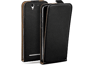 MOEX Flip Case, Flip Cover, Sony, Xperia C3, Deep-Black