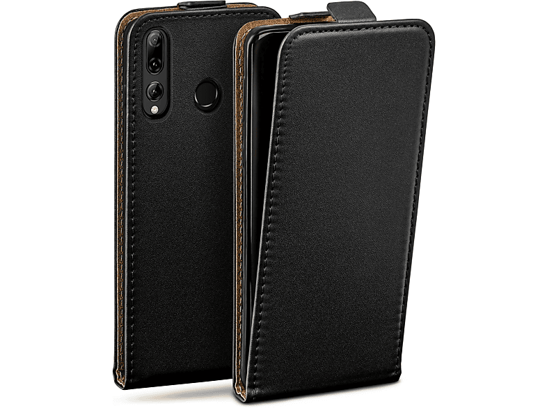 P Flip Huawei, Plus Deep-Black Cover, Case, 2019, smart MOEX Flip