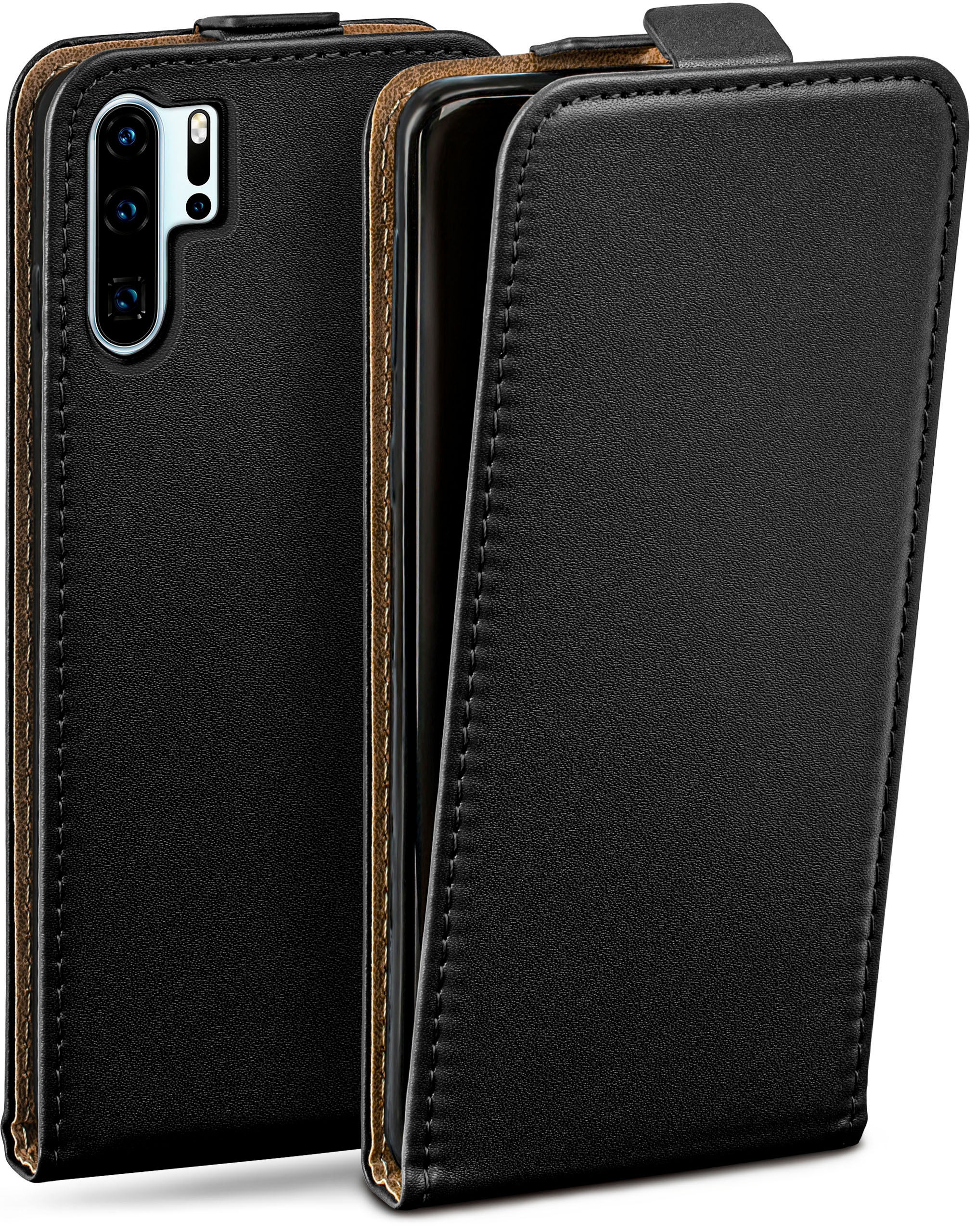 MOEX Flip Case, Flip Ed, P30 Huawei, New Deep-Black Pro/P30 Cover, Pro