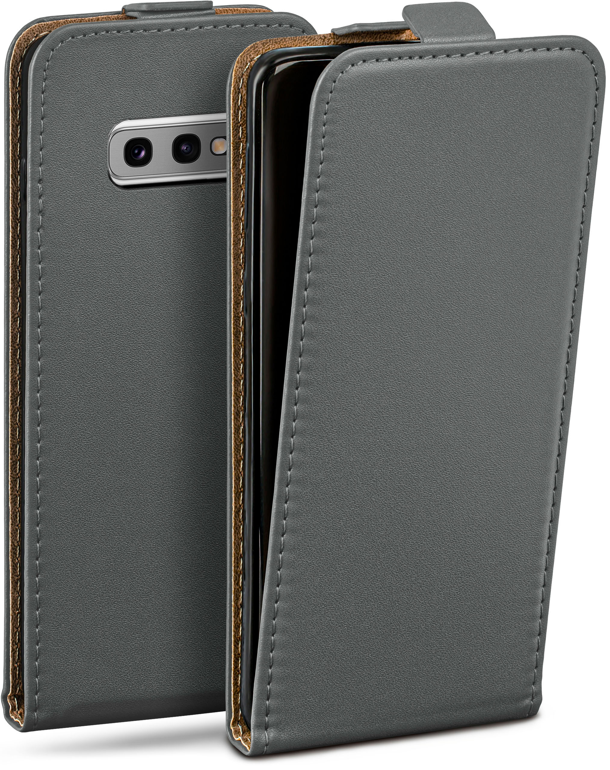 MOEX Flip Case, Flip Cover, 5G, S20 Galaxy Samsung, Anthracite-Gray / S20