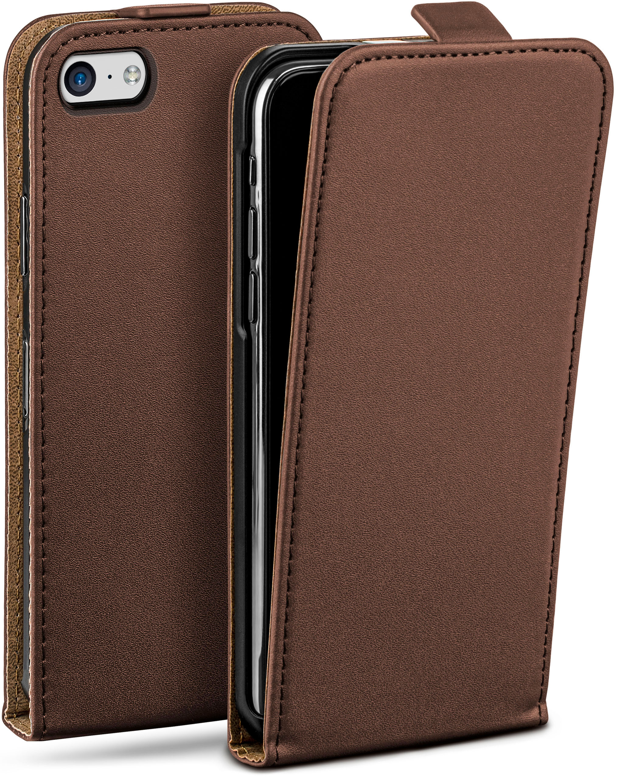 MOEX Flip iPhone 5c, Flip Case, Oxide-Brown Apple, Cover