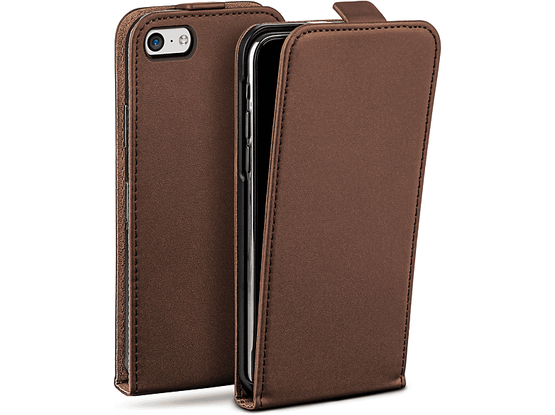 MOEX Flip iPhone 5c, Flip Case, Oxide-Brown Apple, Cover