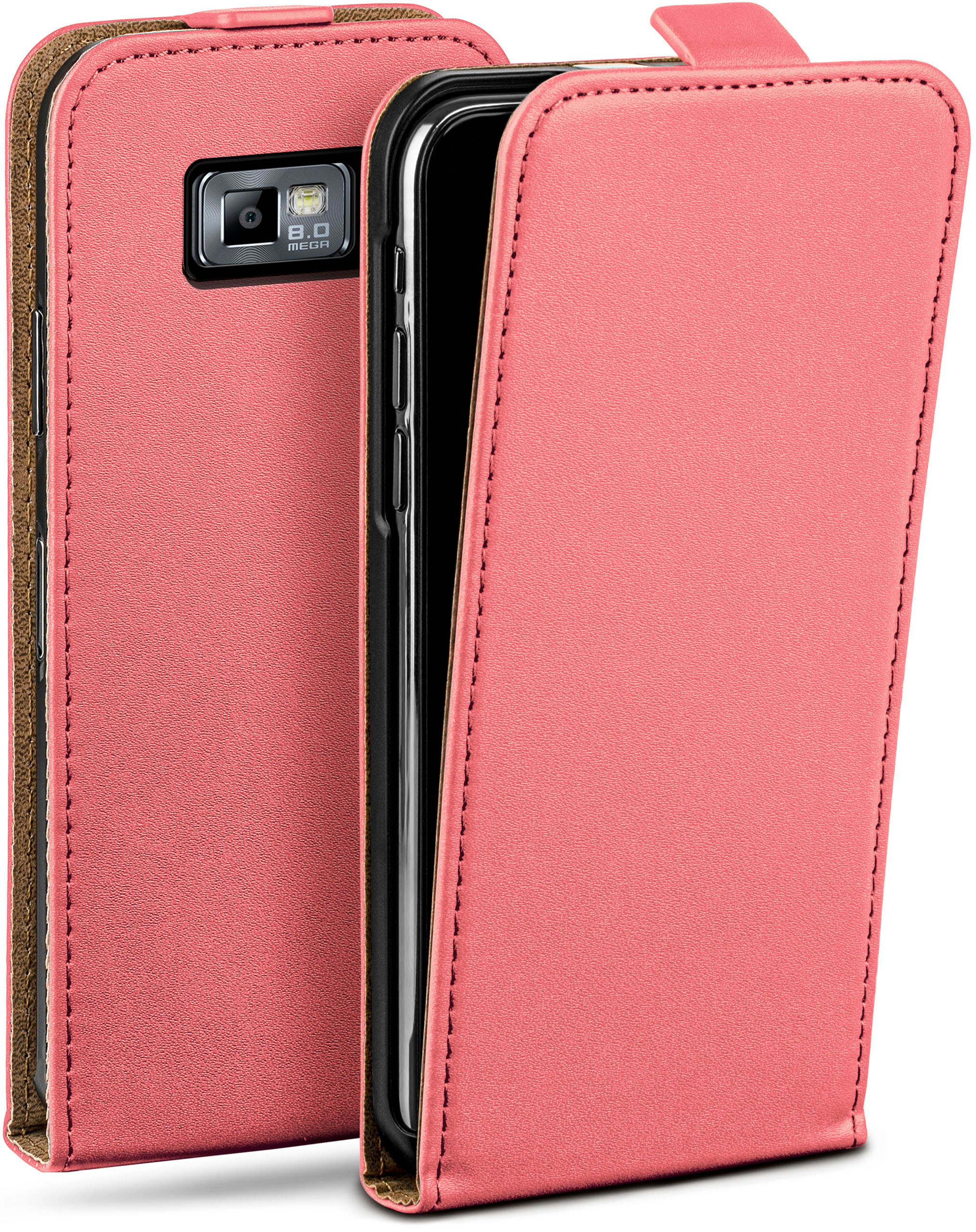 MOEX Flip Case, Flip Cover, S2 Samsung, Galaxy Plus, S2 Coral-Rose 