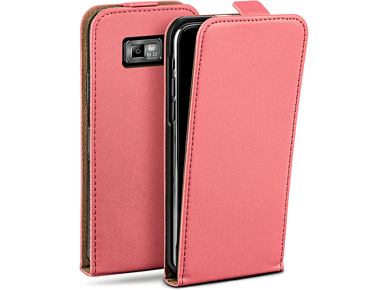 MOEX Flip Case, Flip Cover, Samsung, Galaxy S2 / S2 Plus, Coral-Rose
