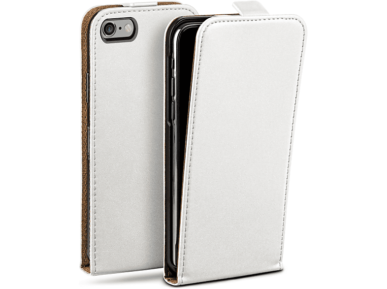 MOEX Flip Case, / 6 Flip Plus, 6s Pearl-White Plus Apple, iPhone Cover