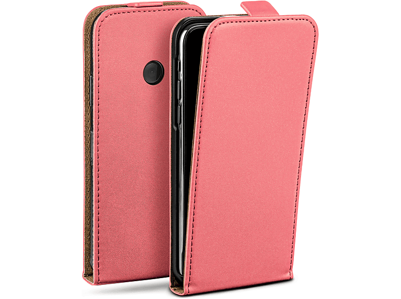 MOEX Flip Case, Flip Cover, Nokia, Lumia 520/525, Coral-Rose | Flipcover
