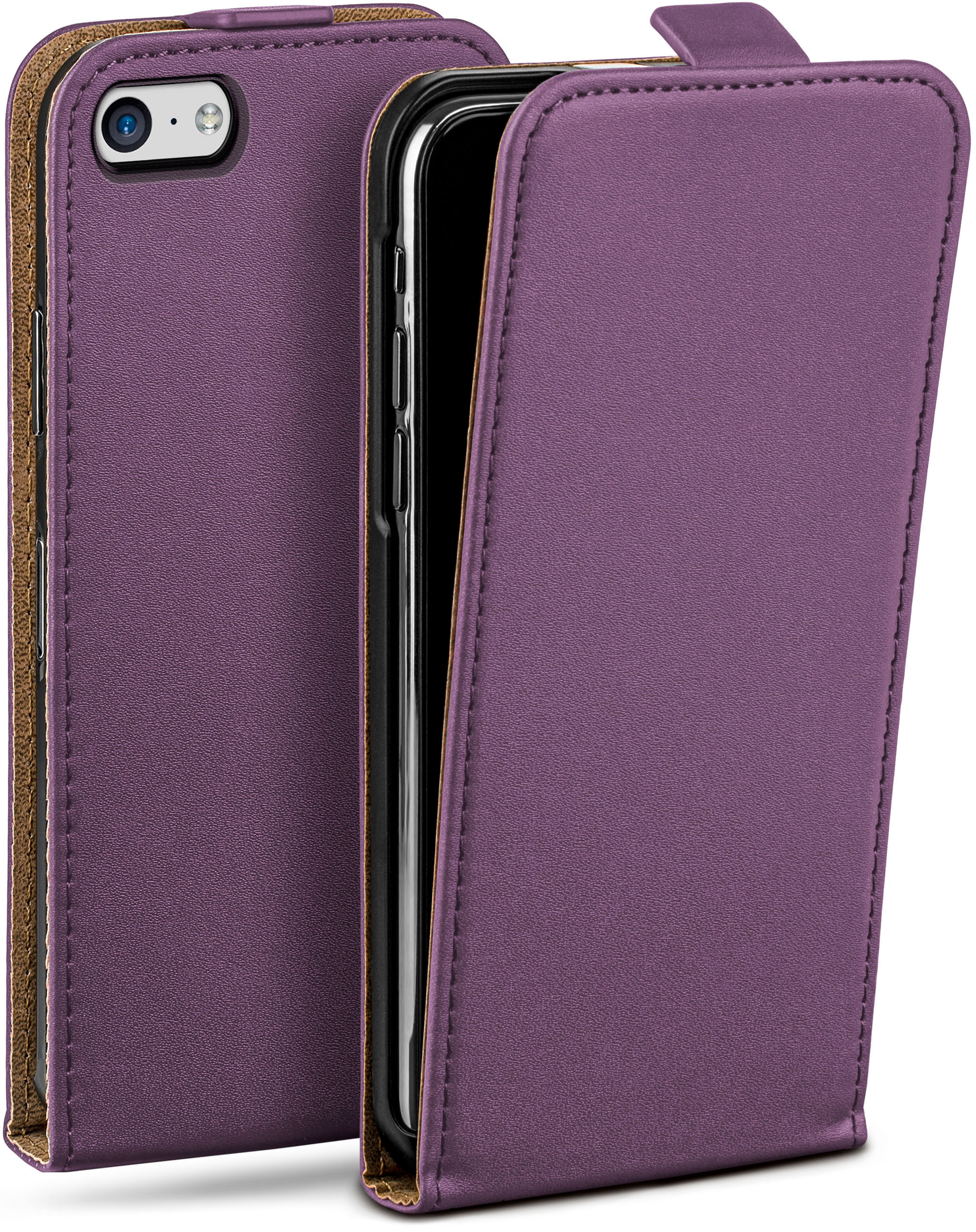 5c, Case, Flip Flip Apple, iPhone Cover, Indigo-Violet MOEX