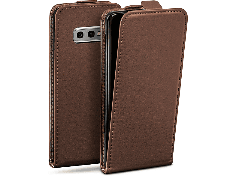 MOEX Flip Case, S20 Cover, Flip S20 Oxide-Brown / Samsung, 5G, Galaxy