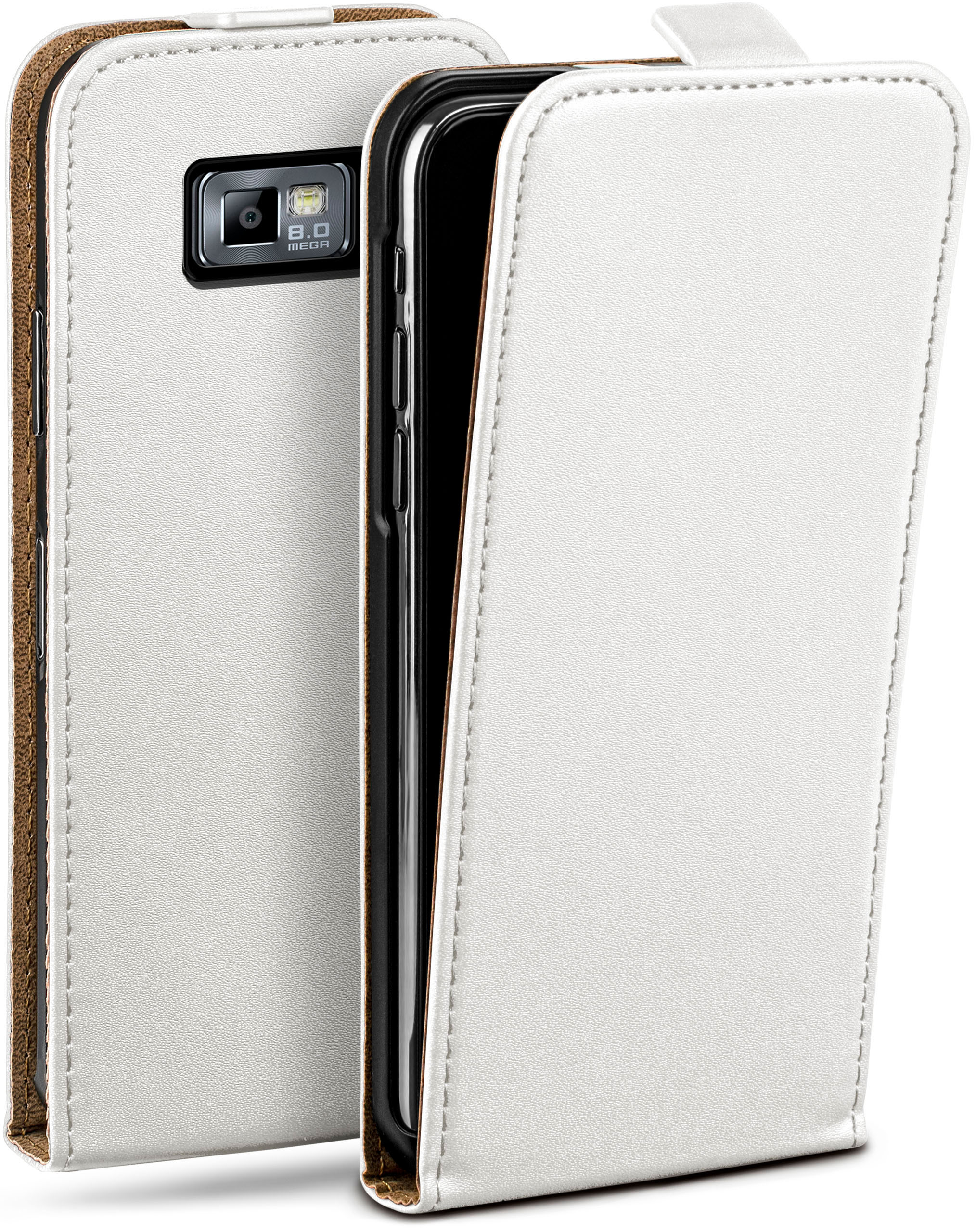 MOEX Flip Case, Flip Cover, Galaxy Pearl-White S2 / Plus, S2 Samsung