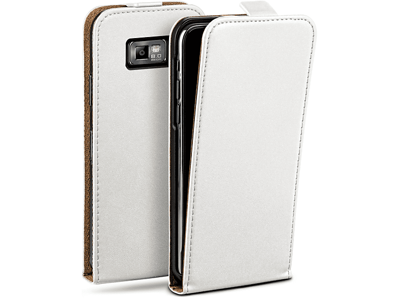 MOEX Flip Case, Flip Cover, Samsung, Galaxy S2 / S2 Plus, Pearl-White