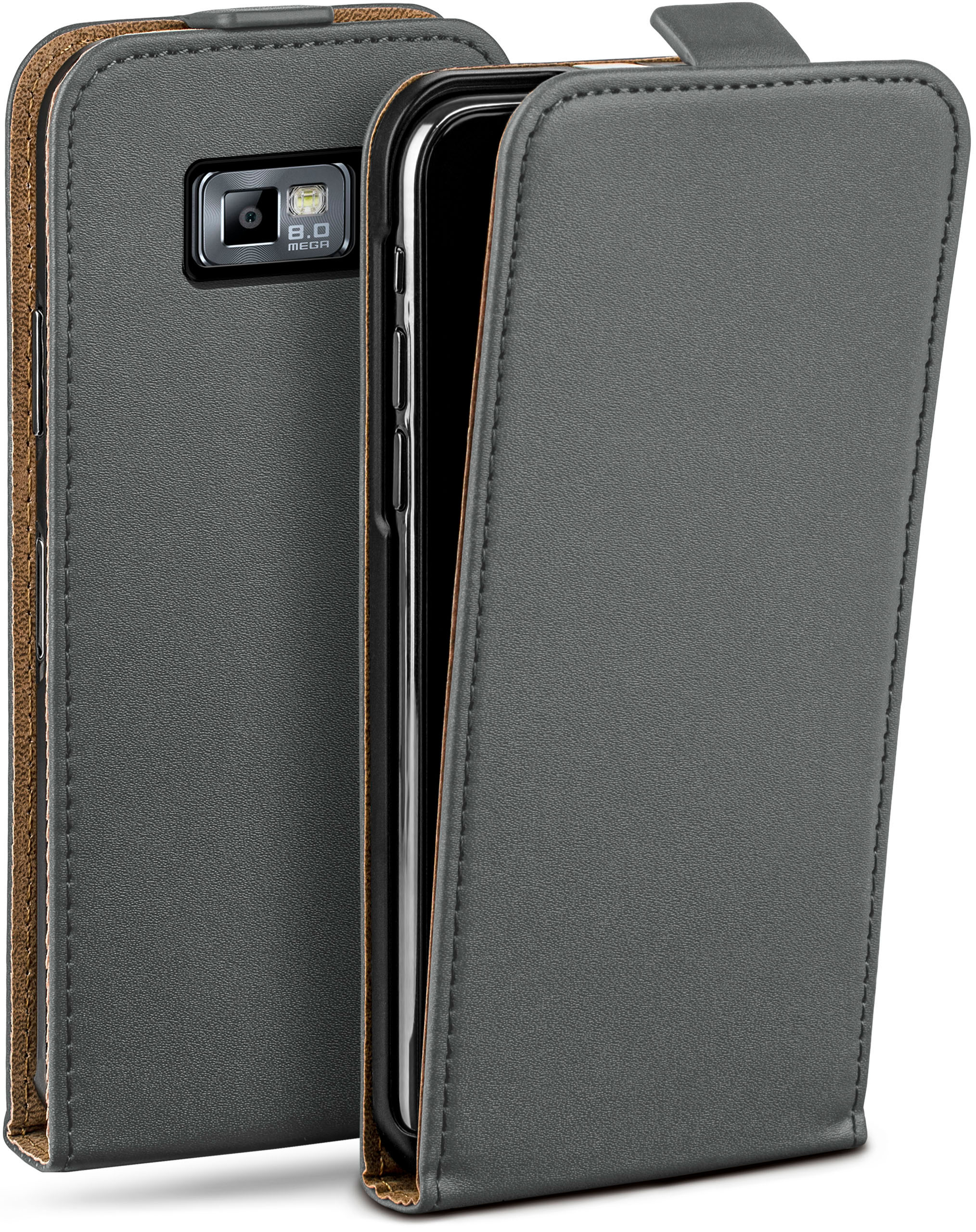 MOEX Flip Case, Flip S2 Samsung, / Plus, Anthracite-Gray Cover, S2 Galaxy
