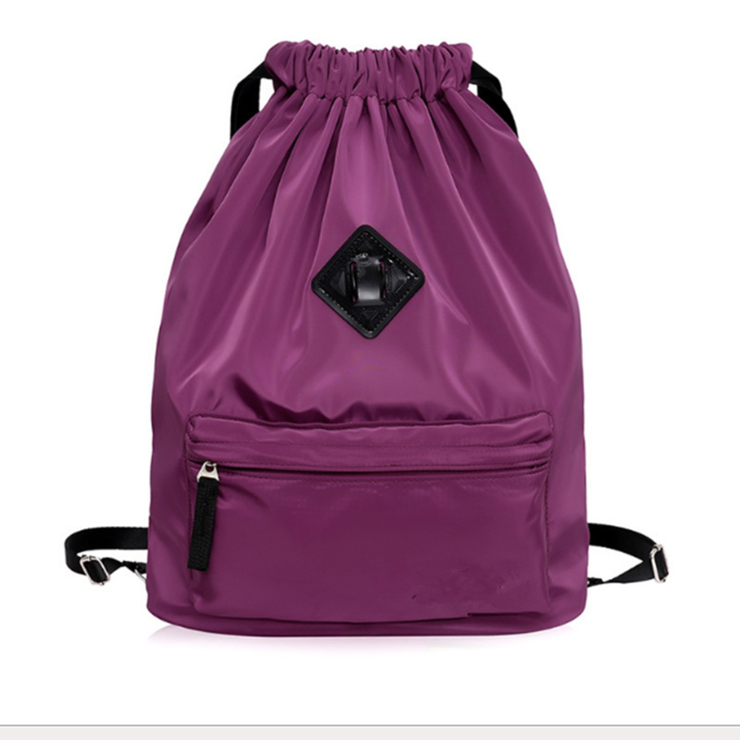 HBASICS Rucksack zum Zuziehen Purple