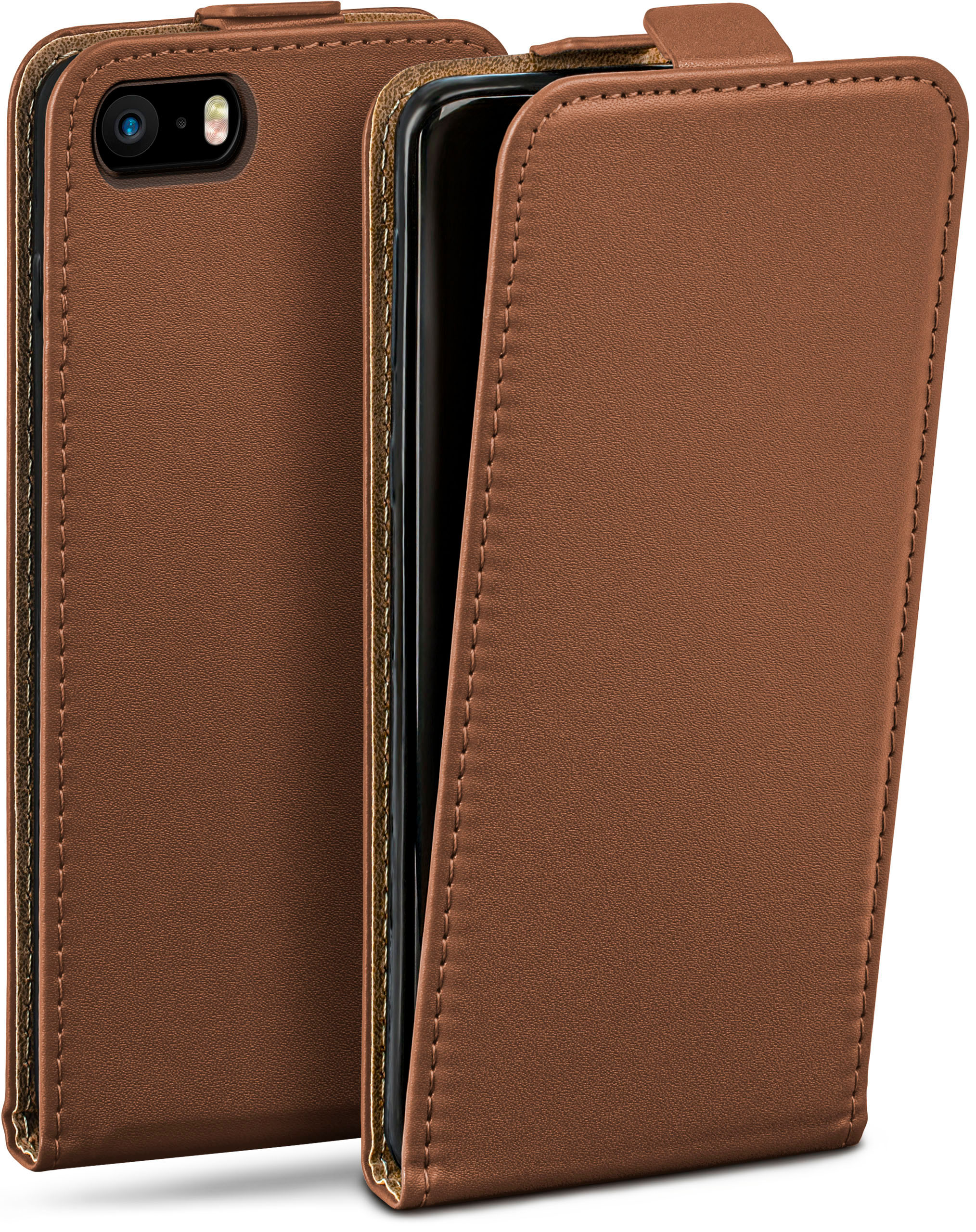 Case, SE MOEX (2016), 5s Flip 5 Cover, / / Flip iPhone Umber-Brown Apple,