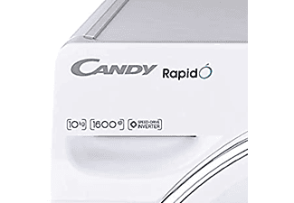 CANDY RO16106DWMCE/1-S Waschmaschine (10 kg, 1600 U/Min., A)