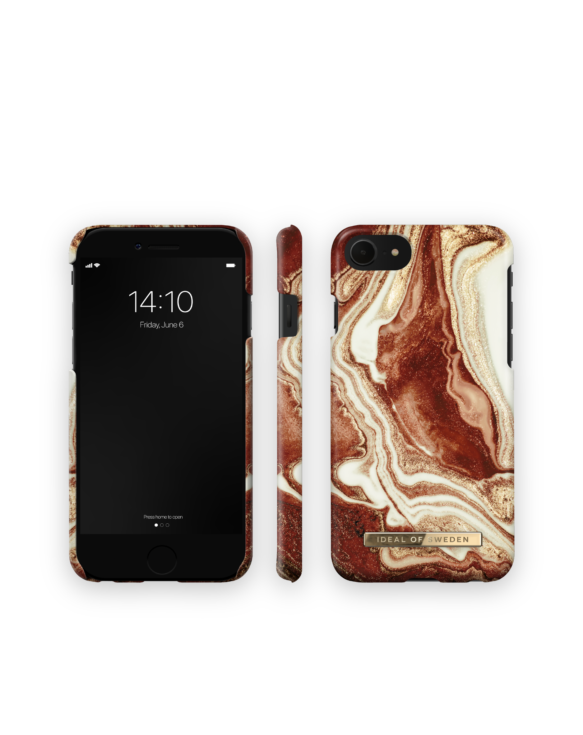 IDEAL OF Marble 6(S), Apple, iPhone Golden Apple IDFCGM19-I7, Apple (2020), 8, Apple iPhone Rusty Backcover, iPhone iPhone SE SWEDEN Apple 7
