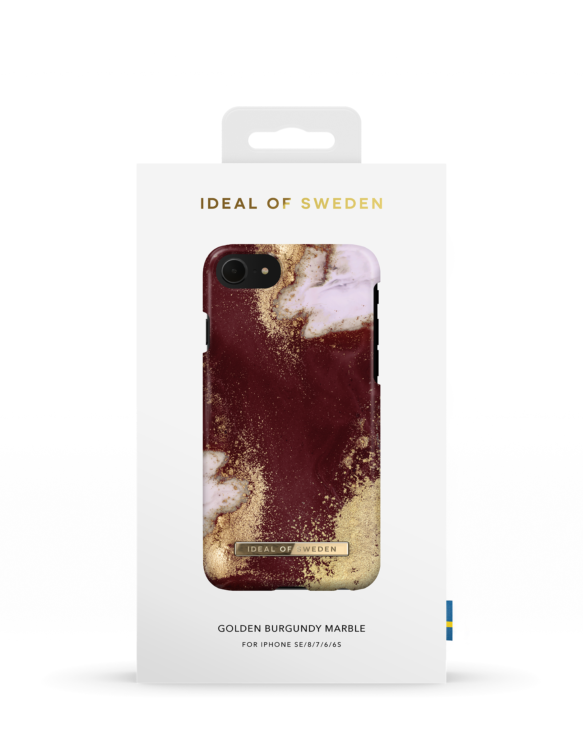 IDEAL OF SWEDEN IDFCAW19-I7-149, Backcover, Burgundy Apple Apple Marble iPhone iPhone Apple 6(S), iPhone 7, Apple, SE (2020), Golden iPhone Apple 8