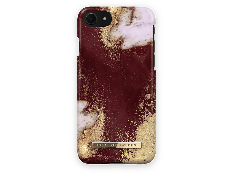 IDEAL OF SWEDEN IDFCAW19-I7-149, Backcover, Burgundy Apple Apple Marble iPhone iPhone Apple 6(S), iPhone 7, Apple, SE (2020), Golden iPhone Apple 8