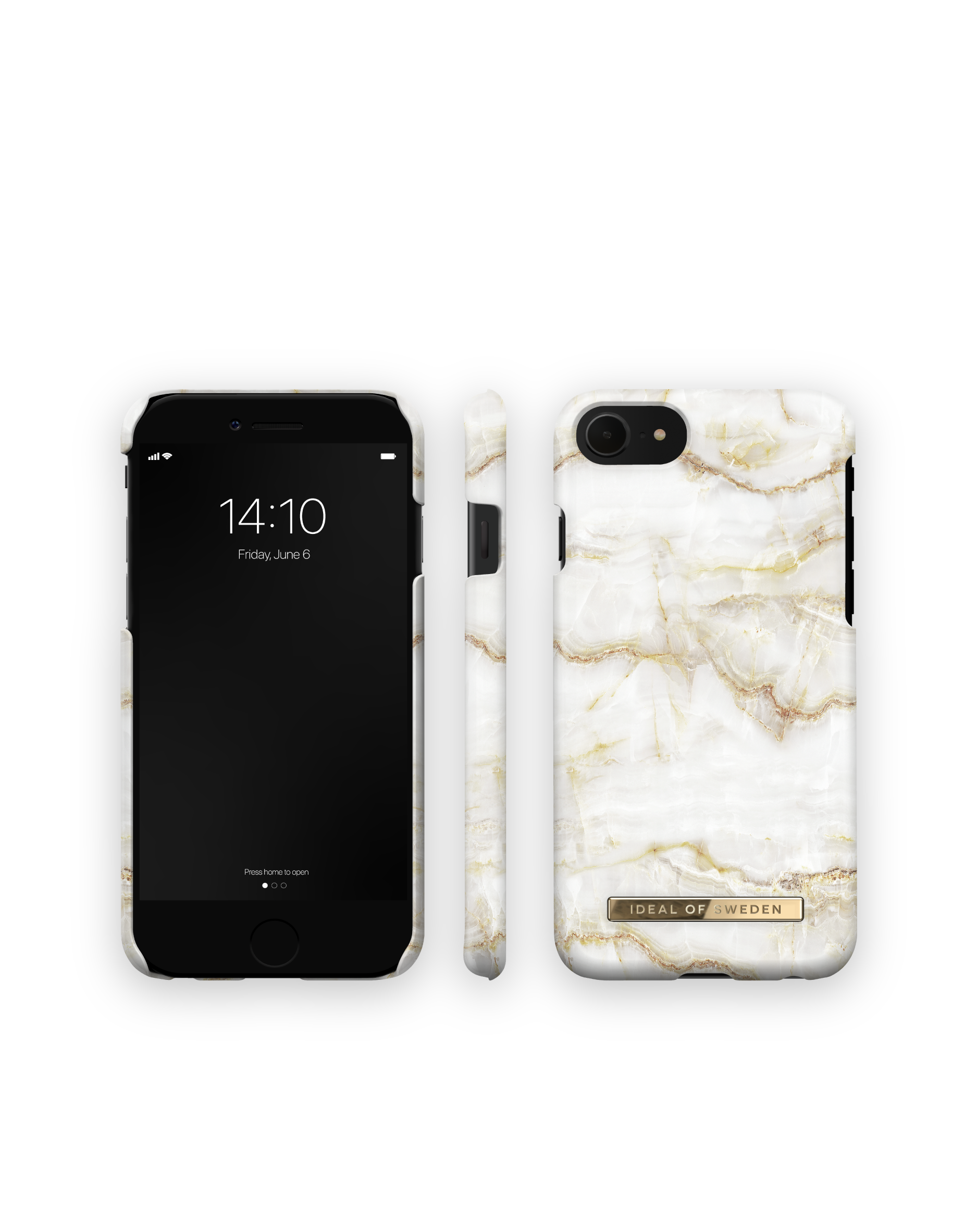 IDEAL OF SWEDEN IDFCSS20-I7-194, Apple Golden Apple, SE 6(S), (2020), Apple Marble Apple 8, iPhone iPhone 7, Backcover, iPhone Pearl iPhone Apple