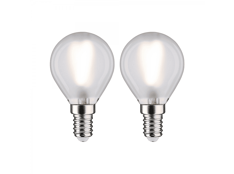 PAULMANN LICHT LED Fil 2er Tropfen Leuchtmittel E14 Warmweiß 3 Watt 250 lm