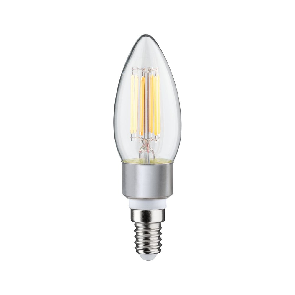 PAULMANN LICHT Kerze Watt 470 5 Goldlicht/Warmweiß LED Leuchtmittel Fil lm E14