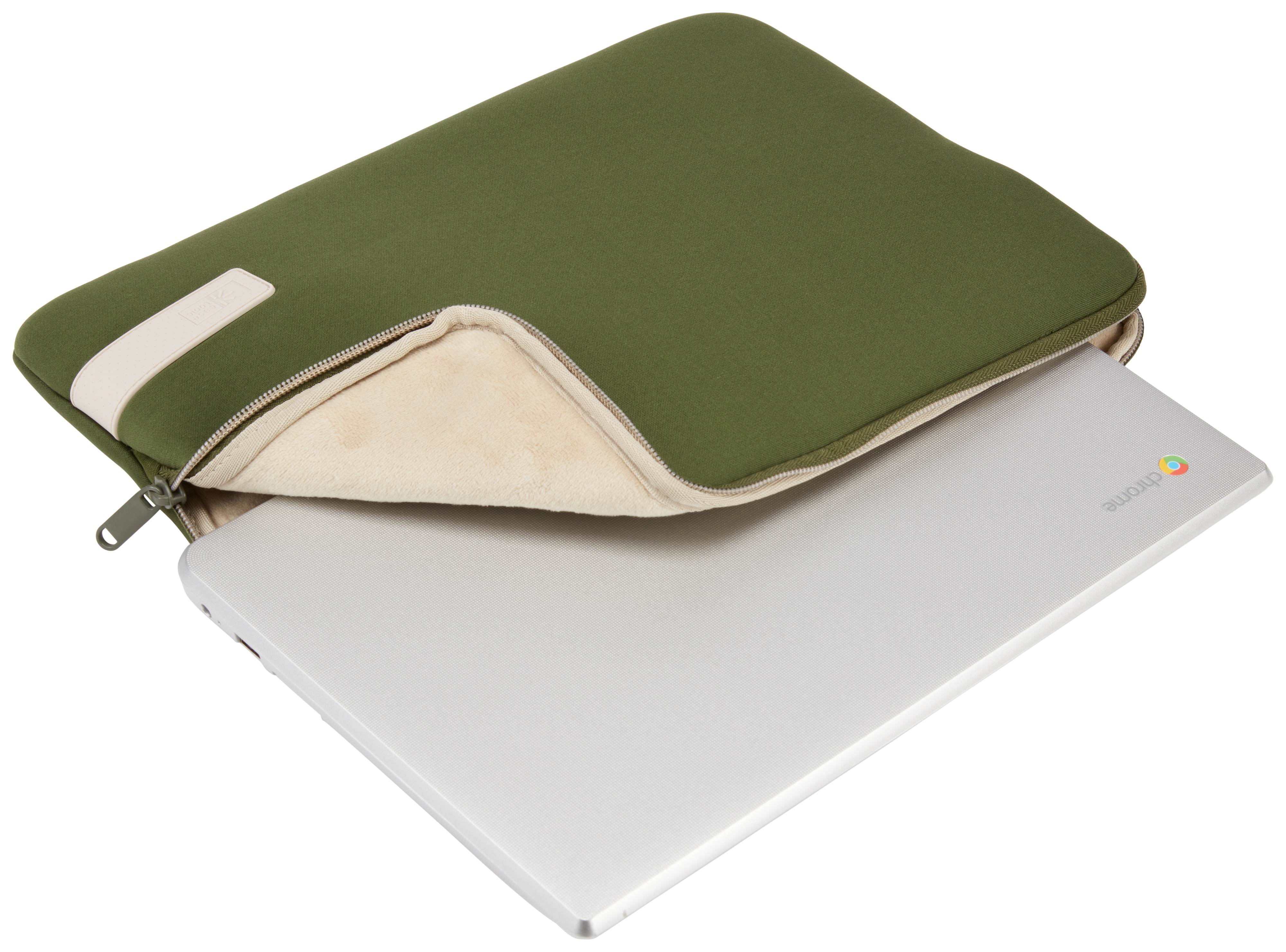 CASE LOGIC Reflect Notebooksleeve Sleeve für Polyester, Grün Universal