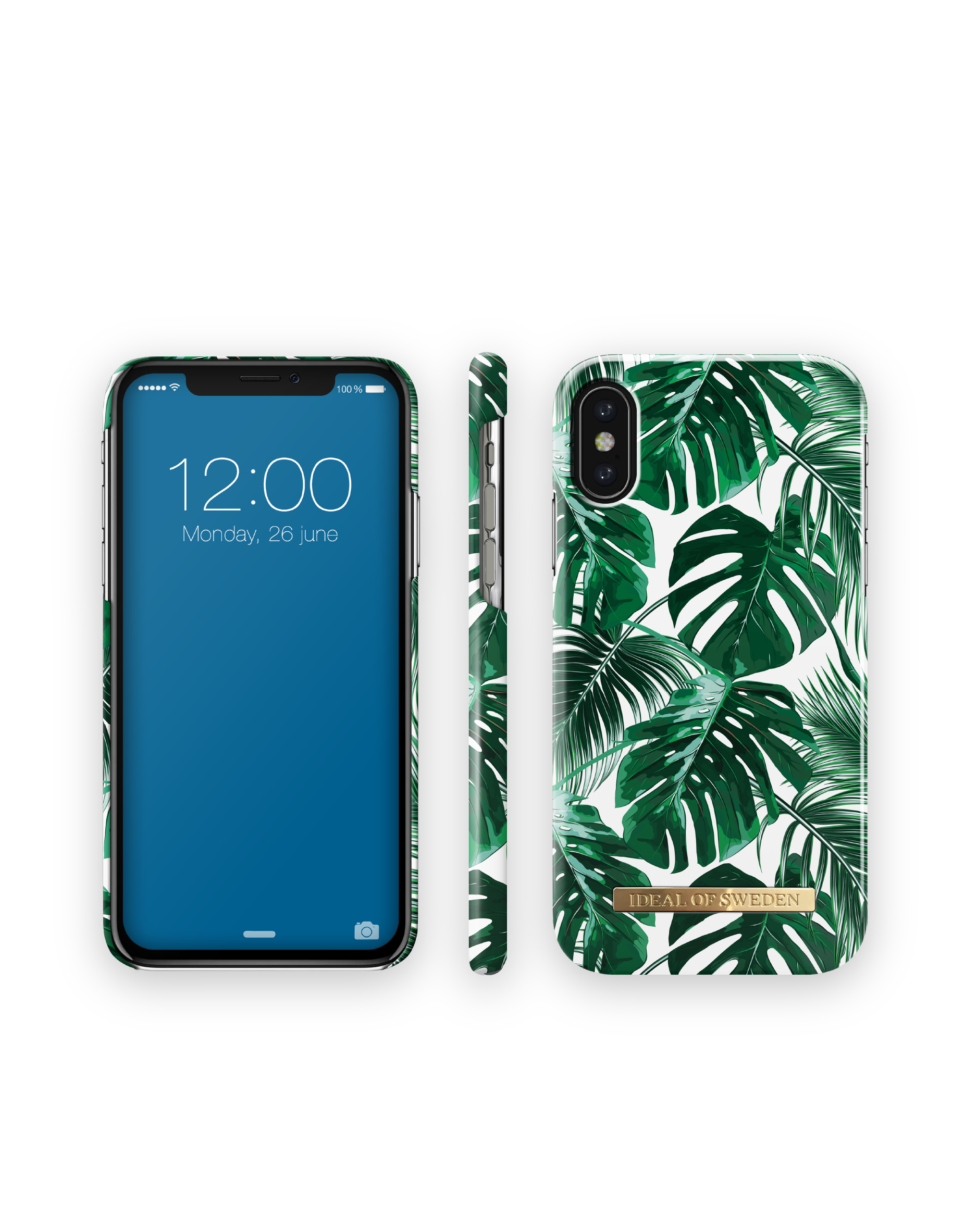 IDEAL OF SWEDEN IDFCS17-IXS-61, Monstera Apple, iPhone XS, Backcover, X, Jungle iPhone