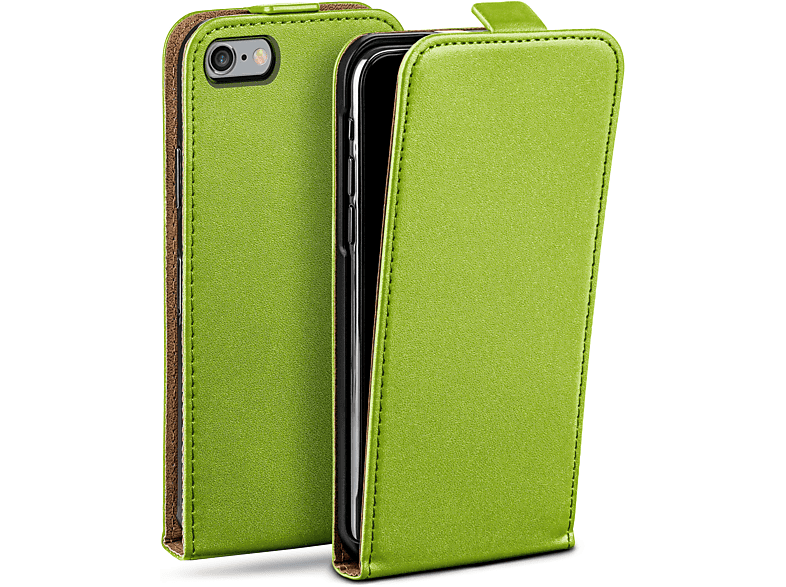 MOEX Flip Case, Flip Cover, Apple, iPhone 6s Plus / 6 Plus, Lime-Green