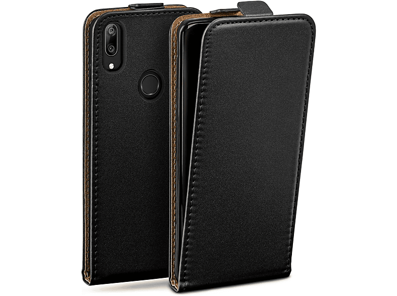 MOEX Y7 Deep-Black / Flip Cover, Prime Case, Huawei, (2019), Y7 Flip