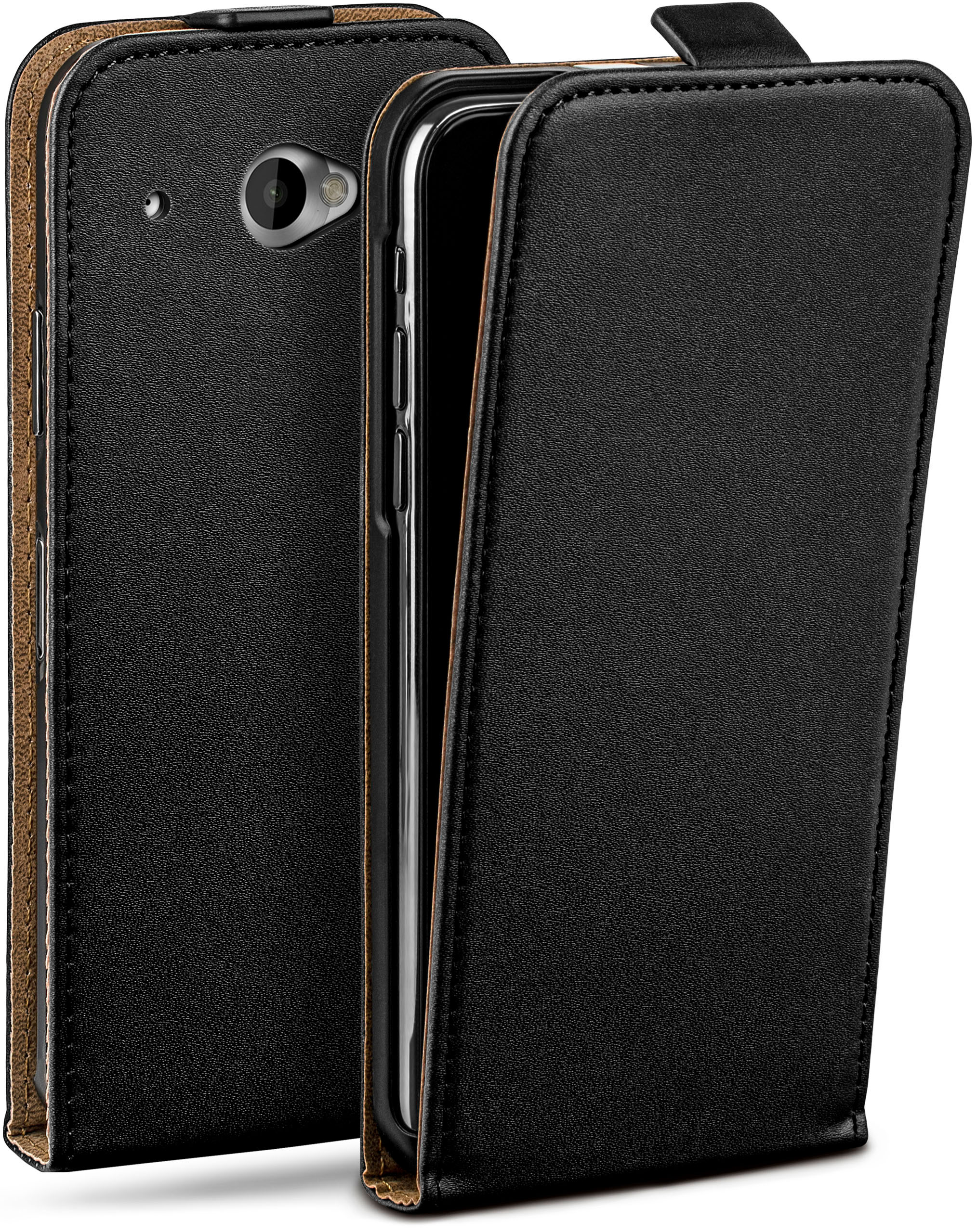 MOEX Flip Case, Flip Cover, 601, Desire HTC, Deep-Black