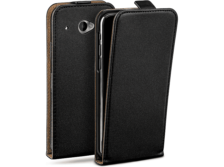 Flip 601, MOEX Case, Cover, HTC, Flip Desire Deep-Black