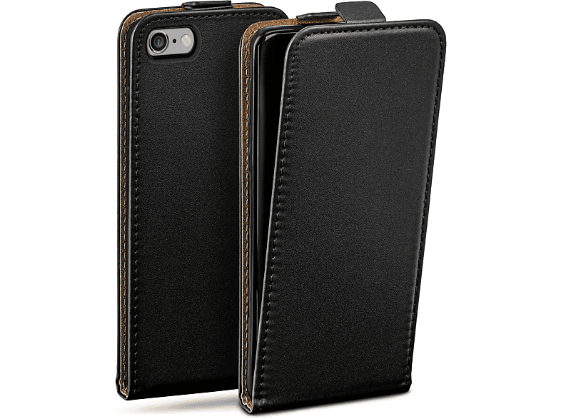 MOEX Flip Case, Flip Cover, Deep-Black Plus, iPhone Apple, / Plus 6s 6
