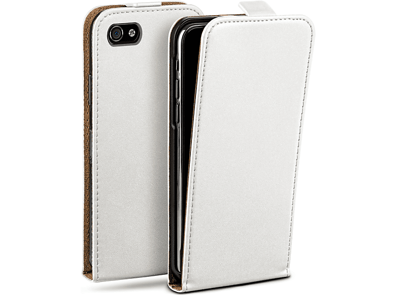 MOEX Flip Case, 4, 4s / Apple, iPhone Flip Pearl-White iPhone Cover