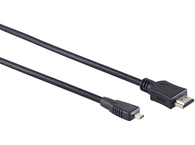 KABELBUDE HDMI A-Stecker/HDMI D-Stecker verg 0,5m micro HDMI HEAC Kabel
