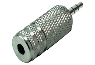 KABELBUDE Klinkenst. 2,5mm / Klinkenbuchse 3,5mm Metall Klinken Stecker/ Adapter