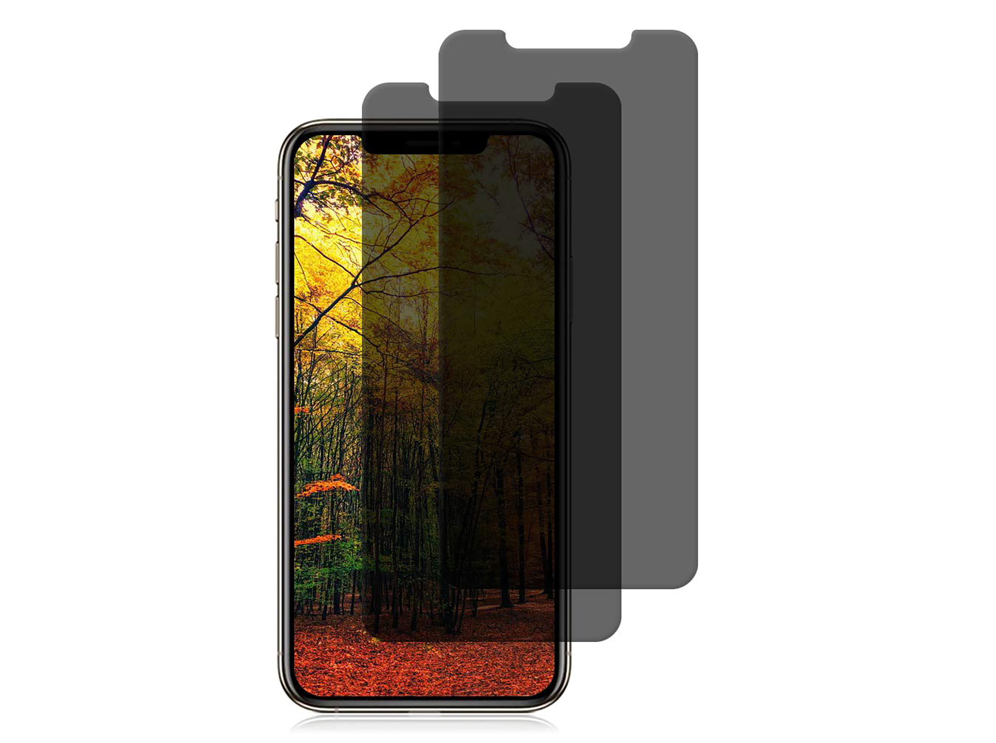 ARRIVLY Anti-Spähen Blickschutz Panzerfolie Max) iPhone Schutzglas(für Xs Apple