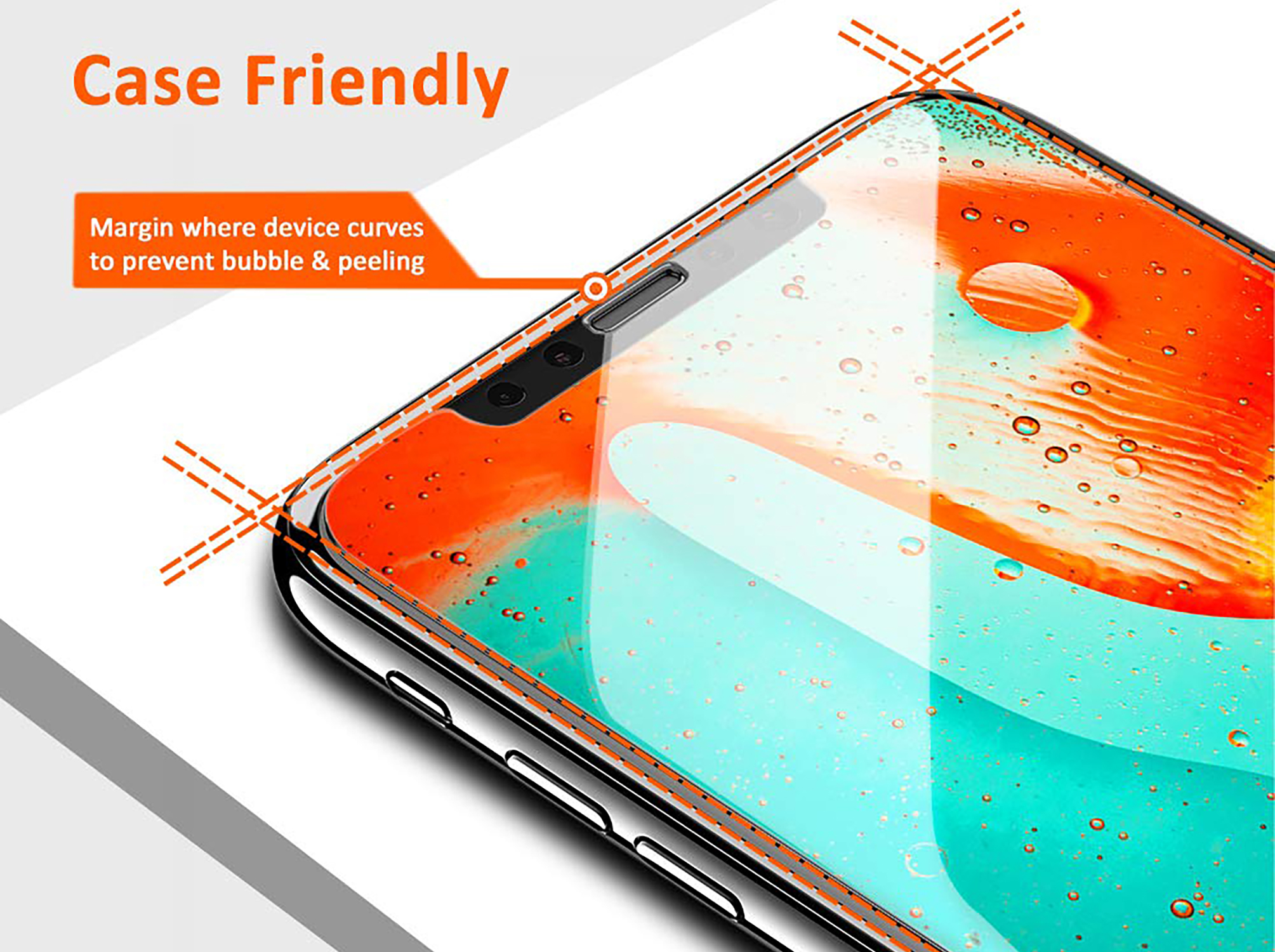 Premium ARRIVLY Pack 2 iPhone Schutzglas(für Apple Xs) Panzerfolie